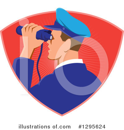 Binoculars Clipart #1295624 by patrimonio