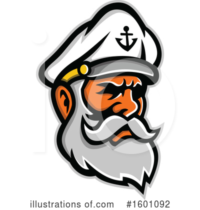 Sea Captain Clipart #1601092 by patrimonio