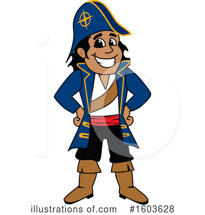Royalty-Free (RF) Captain Clipart Illustration by Mascot Junction - Stock Sample #1603628
