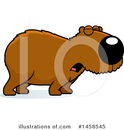 Capybara Clipart #1458545 by Cory Thoman