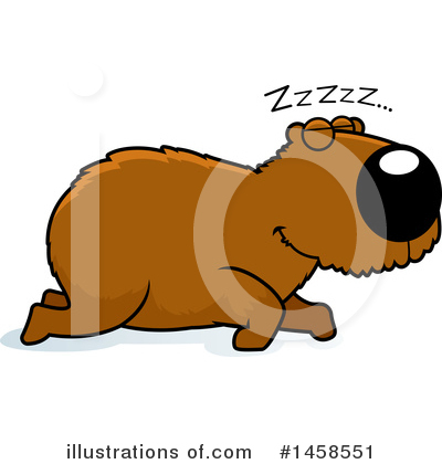 Capybara Clipart #1458551 by Cory Thoman
