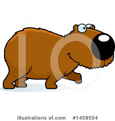 Capybara Clipart #1458554 by Cory Thoman