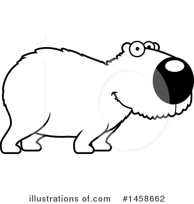 Capybara Clipart #1458662 by Cory Thoman