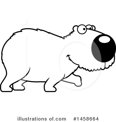Capybara Clipart #1458664 by Cory Thoman