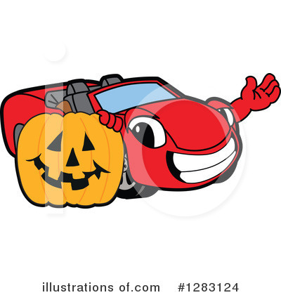 Royalty-Free (RF) Car Character Clipart Illustration by Mascot Junction - Stock Sample #1283124
