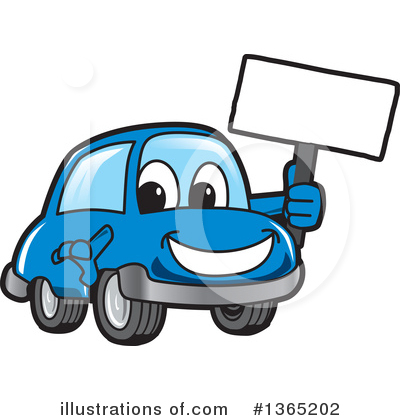 Royalty-Free (RF) Car Character Clipart Illustration by Mascot Junction - Stock Sample #1365202