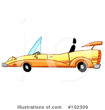 Royalty-Free (RF) Car Clipart Illustration by Hit Toon - Stock Sample #102309