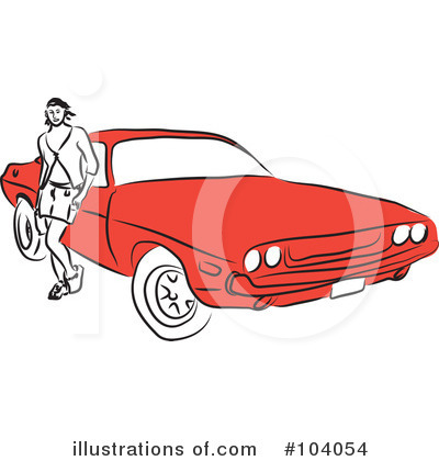 Royalty-Free (RF) Car Clipart Illustration by Prawny - Stock Sample #104054
