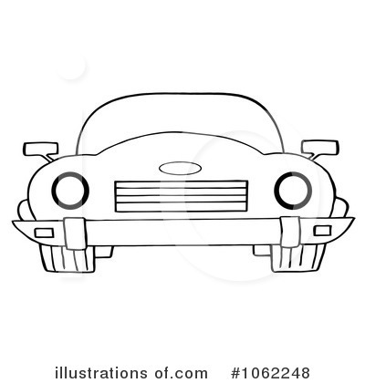 Royalty-Free (RF) Car Clipart Illustration by Hit Toon - Stock Sample #1062248
