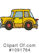 Car Clipart #1091764 by Steve Klinkel