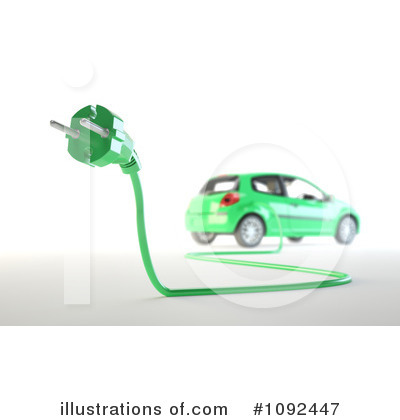 Electric Car Clipart #1092447 by Mopic