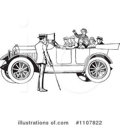 Royalty-Free (RF) Car Clipart Illustration by BestVector - Stock Sample #1107822