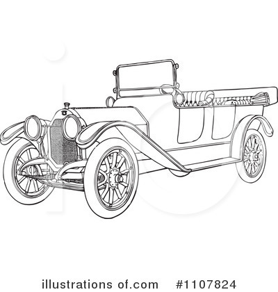 Royalty-Free (RF) Car Clipart Illustration by BestVector - Stock Sample #1107824
