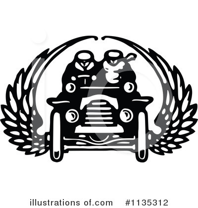 Royalty-Free (RF) Car Clipart Illustration by Prawny Vintage - Stock Sample #1135312