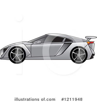 Sports Car Clipart #1211948 by Lal Perera