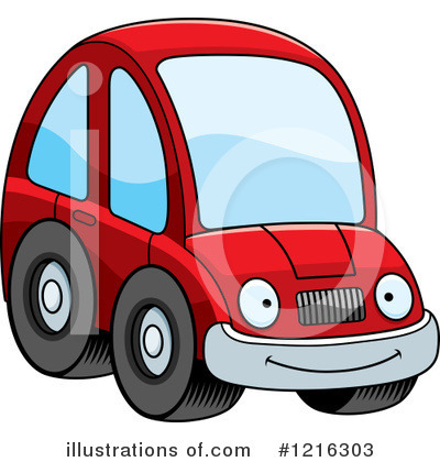 Compact Car Clipart #1216303 by Cory Thoman