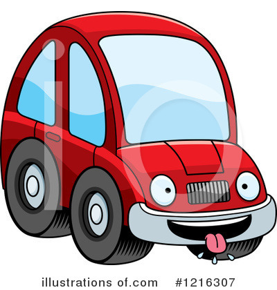 Royalty-Free (RF) Car Clipart Illustration by Cory Thoman - Stock Sample #1216307