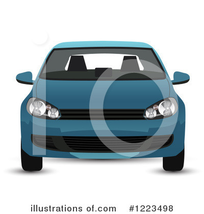 Royalty-Free (RF) Car Clipart Illustration by vectorace - Stock Sample #1223498