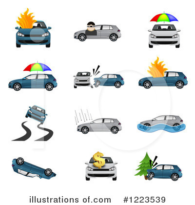 Cars Clipart #1223539 by vectorace