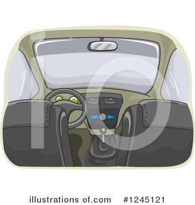 Royalty-Free (RF) Car Clipart Illustration by BNP Design Studio - Stock Sample #1245121