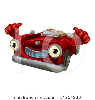 Royalty-Free (RF) Car Clipart Illustration by AtStockIllustration - Stock Sample #1254239
