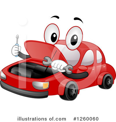 Royalty-Free (RF) Car Clipart Illustration by BNP Design Studio - Stock Sample #1260060