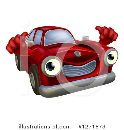 Convertible Clipart #1271873 by AtStockIllustration