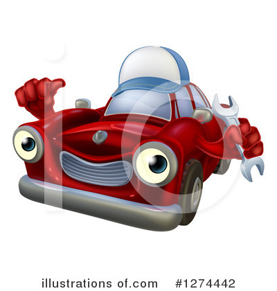 Royalty-Free (RF) Car Clipart Illustration by AtStockIllustration - Stock Sample #1274442