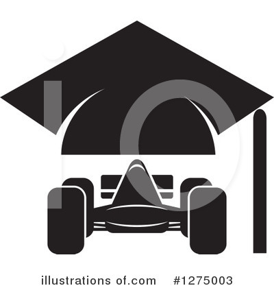 Race Car Clipart #1275003 by Lal Perera