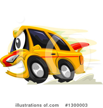 Royalty-Free (RF) Car Clipart Illustration by BNP Design Studio - Stock Sample #1300003
