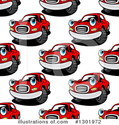 Royalty-Free (RF) Car Clipart Illustration by Vector Tradition SM - Stock Sample #1301972
