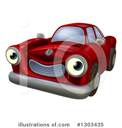 Royalty-Free (RF) Car Clipart Illustration by AtStockIllustration - Stock Sample #1303435
