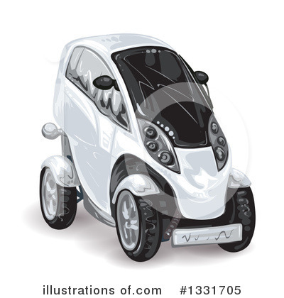 Royalty-Free (RF) Car Clipart Illustration by merlinul - Stock Sample #1331705