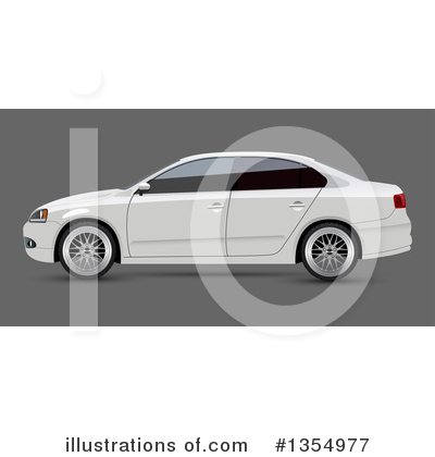 Royalty-Free (RF) Car Clipart Illustration by vectorace - Stock Sample #1354977