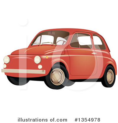 Royalty-Free (RF) Car Clipart Illustration by vectorace - Stock Sample #1354978