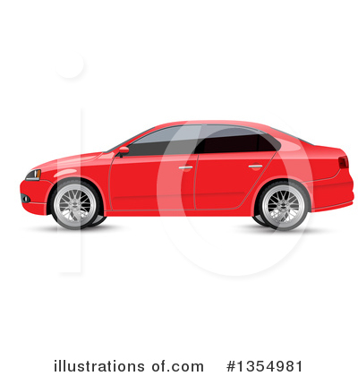 Royalty-Free (RF) Car Clipart Illustration by vectorace - Stock Sample #1354981