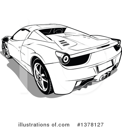 Royalty-Free (RF) Car Clipart Illustration by dero - Stock Sample #1378127