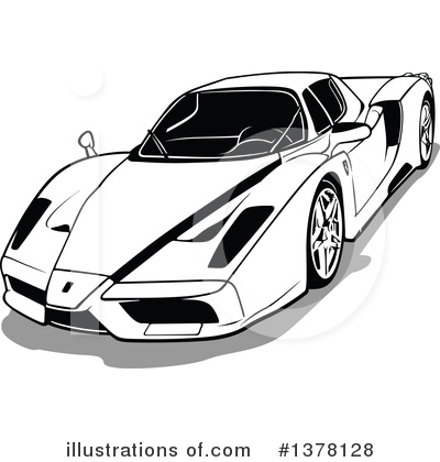 Royalty-Free (RF) Car Clipart Illustration by dero - Stock Sample #1378128