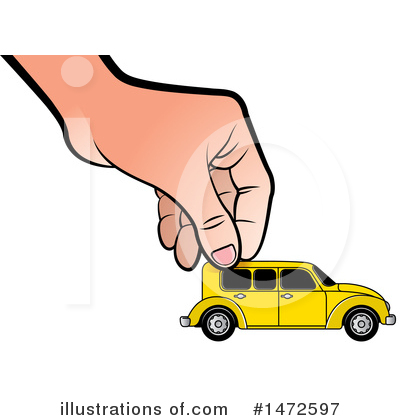 Vintage Car Clipart #1472597 by Lal Perera