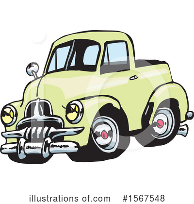 Royalty-Free (RF) Car Clipart Illustration by Dennis Holmes Designs - Stock Sample #1567548