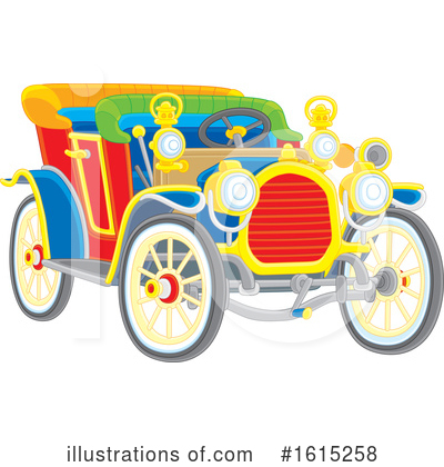 Royalty-Free (RF) Car Clipart Illustration by Alex Bannykh - Stock Sample #1615258