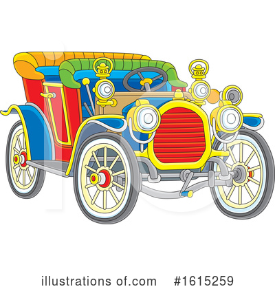 Royalty-Free (RF) Car Clipart Illustration by Alex Bannykh - Stock Sample #1615259