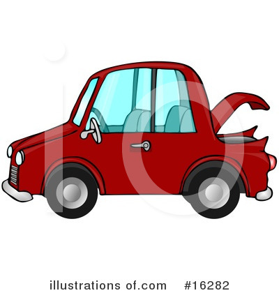 Royalty-Free (RF) Car Clipart Illustration by djart - Stock Sample #16282