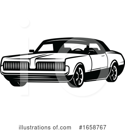 Royalty-Free (RF) Car Clipart Illustration by Vector Tradition SM - Stock Sample #1658767