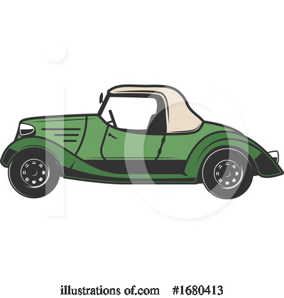 Royalty-Free (RF) Car Clipart Illustration by Vector Tradition SM - Stock Sample #1680413