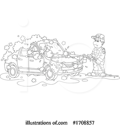Royalty-Free (RF) Car Clipart Illustration by Alex Bannykh - Stock Sample #1708857