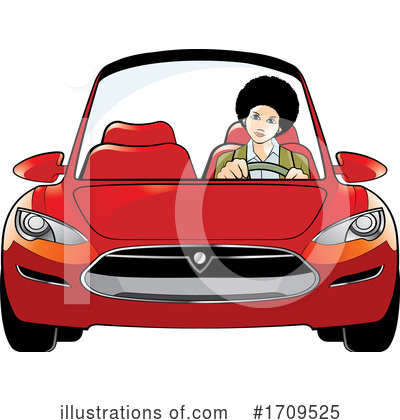 Driving Clipart #1709525 by Lal Perera