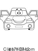 Car Clipart #1743942 by Hit Toon