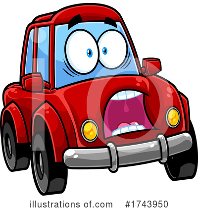 Royalty-Free (RF) Car Clipart Illustration by Hit Toon - Stock Sample #1743950