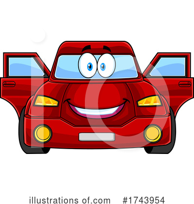 Royalty-Free (RF) Car Clipart Illustration by Hit Toon - Stock Sample #1743954